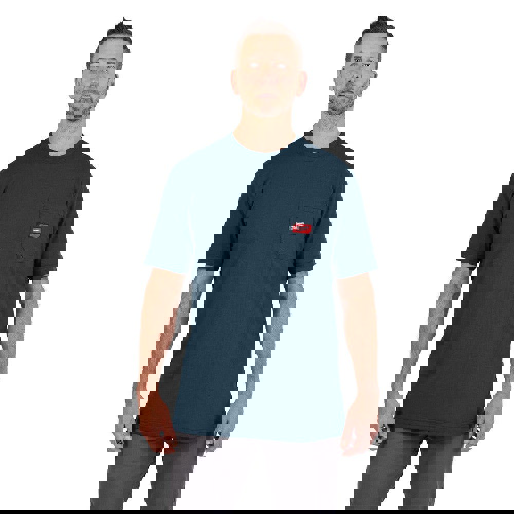 Shirts; Garment Style: Short Sleeve ; Garment Type: General Purpose ; Size: 2X-Large ; Color: Blue ; Material: Cotton; Polyester ; Chest Size (Inch): 50 to 52